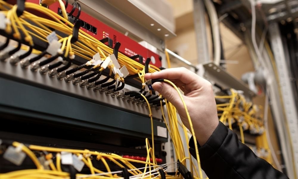 Structured network cabling and equipment